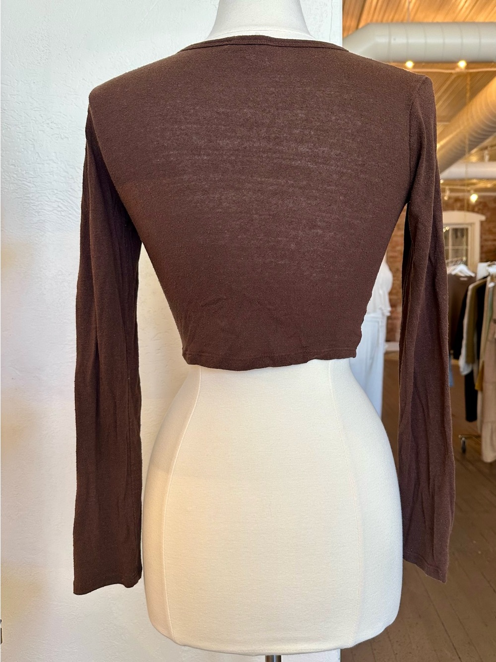 Ozma Lia Top, Regen Silk Noil Jersey, Manzanita Size Small - Picture 5 of 6